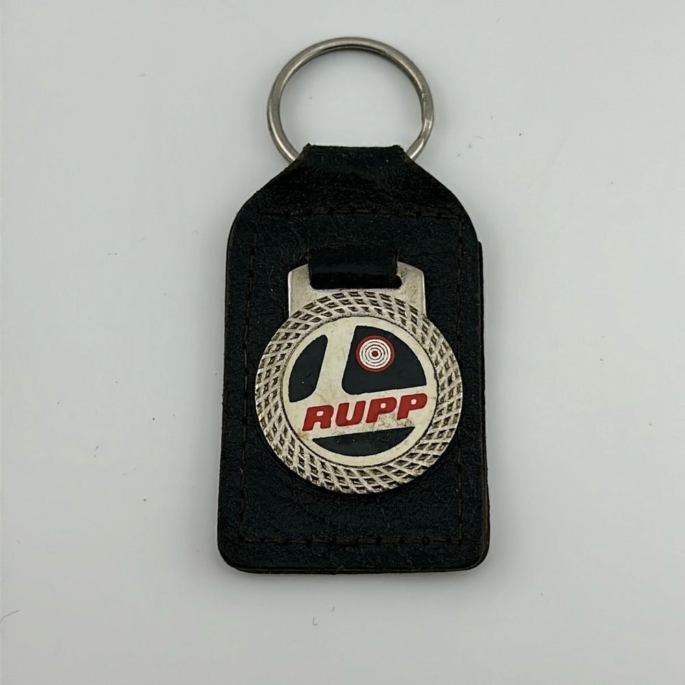 Vintage Rupp leather key chain